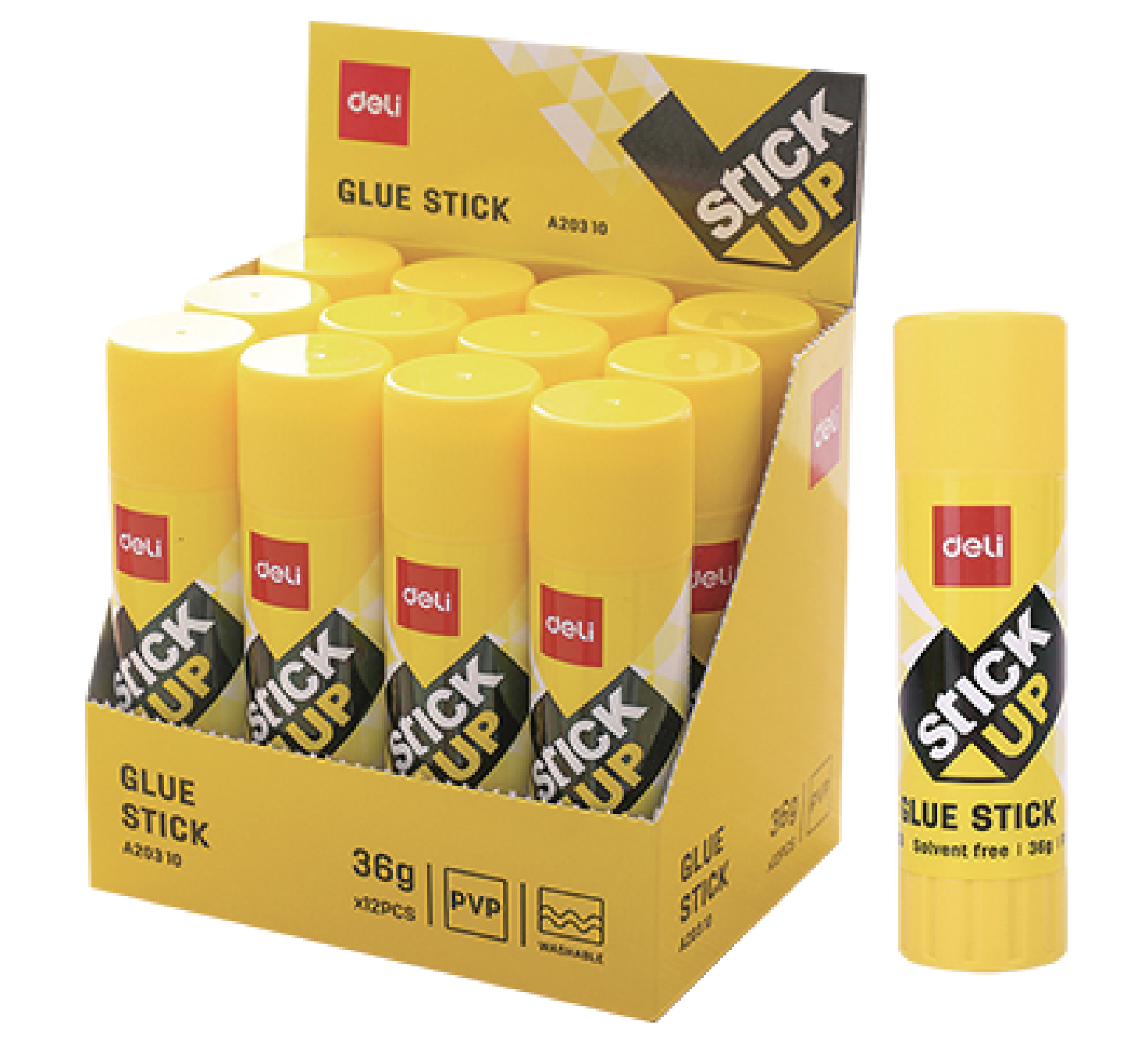 چسب ماتیکی 36 گرم DELI EA20310 (رگلام 12 عددی)